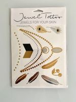 Klebe Schmuck-Tattoos in Gold und Silber