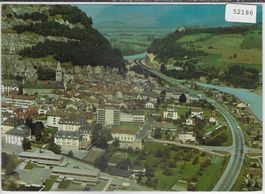 Flugaufnahme St. Maurice VS vue aerienne