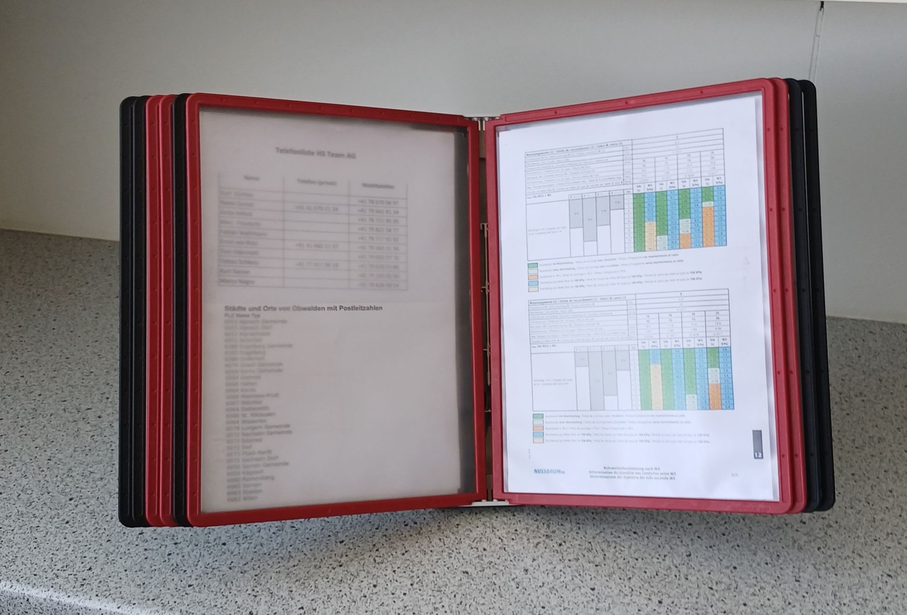 Sonstige Dekorationen & Accessoires: Durable Display Board mit 10 Fachkartenhalter und Standfuss – Neu (gemäss Beschreibung) aus Alpnach Dorf von jkp_k62jg 2