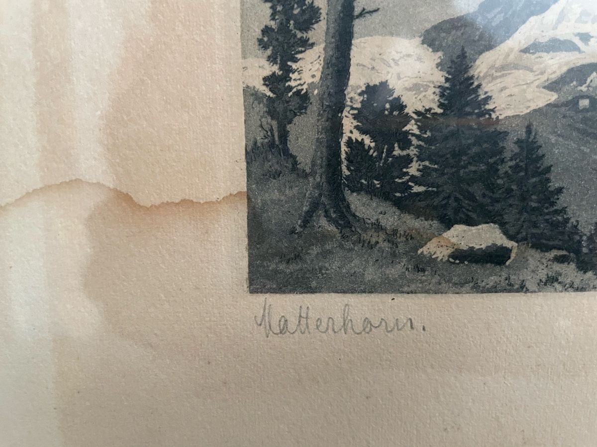 Incisioni: Gravure Cervin Hans Frey Junior  – Difettoso da Lamboing venduto da christopheO 2