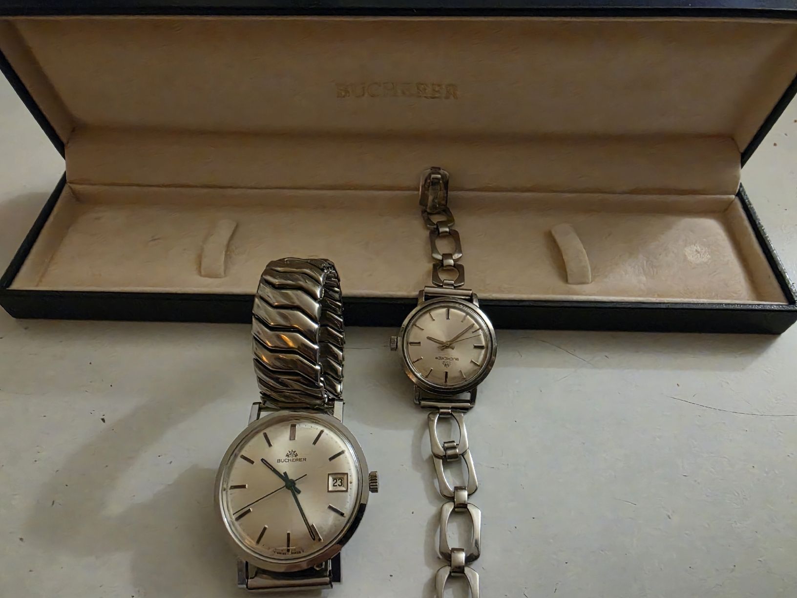 Bucherer Orologi: Montres couple Bucherer – Usato da Neuchâtel venduto da e57_h6y5 5