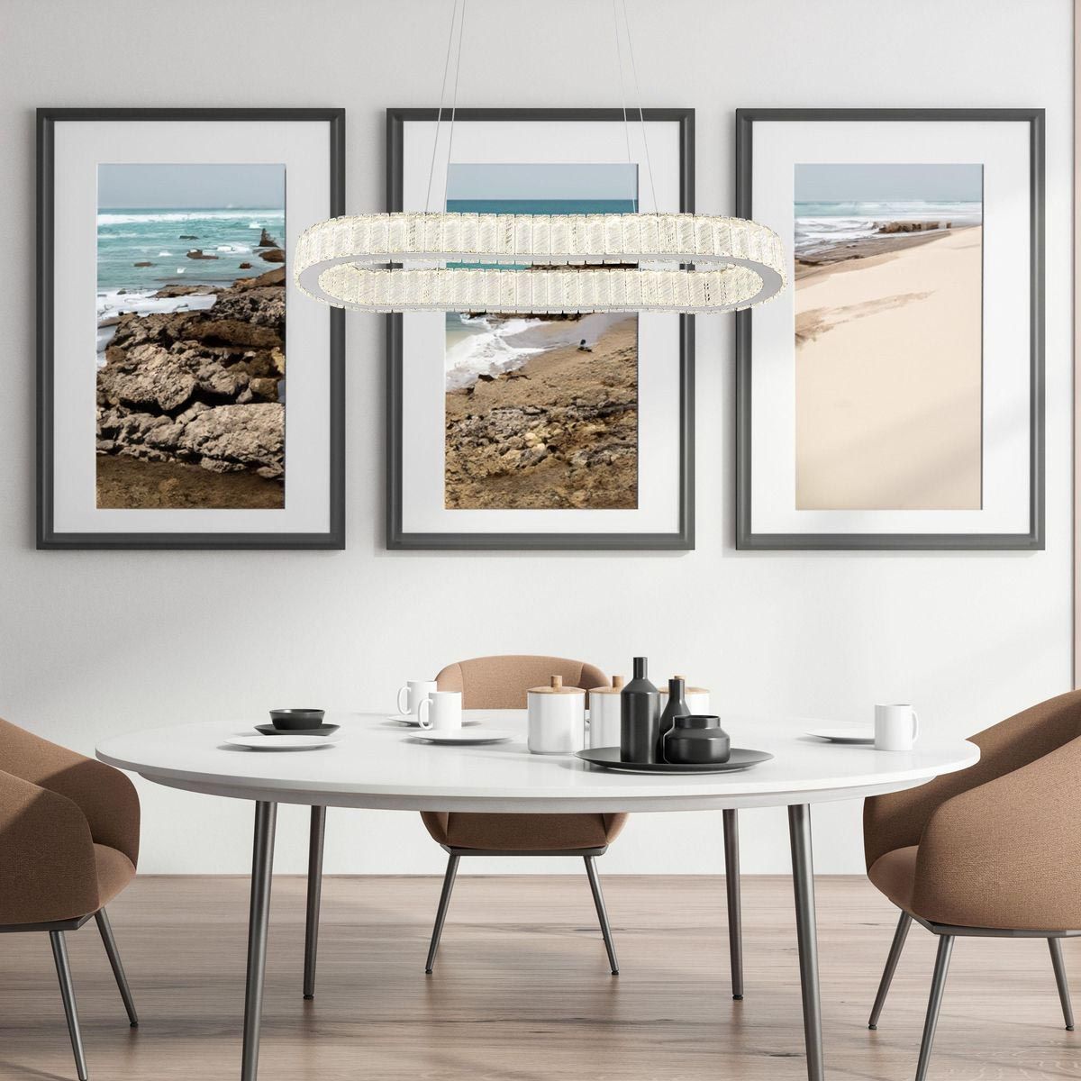 Lampadari & plafoniere: LED Pendelleuchte, CCT, 89 cm x 31 cm – Nuovo (secondo la descrizione) da Kreuzlingen venduto da Smart-Light 1