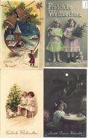 4 AK - Frohe Weihnachten - Buon Natale
