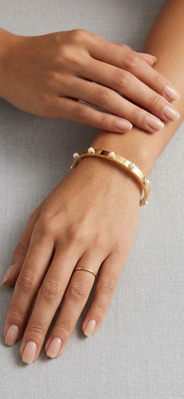 Tory Burch Bracciali & Braccialetti: Bracelet Tory Burch doré avec perles – Nuovo e nell'imballaggio originale da Echichens venduto da unideks 1