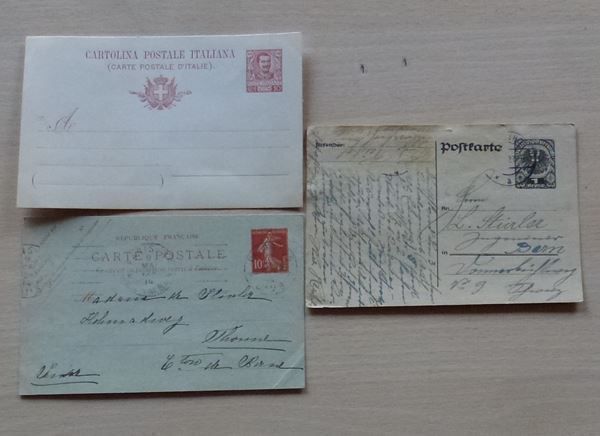 Tutti i francobolli: Lot ++ 7 alte Postkarten ab 1899 – Usato da Walkringen venduto da Casablanca777 2