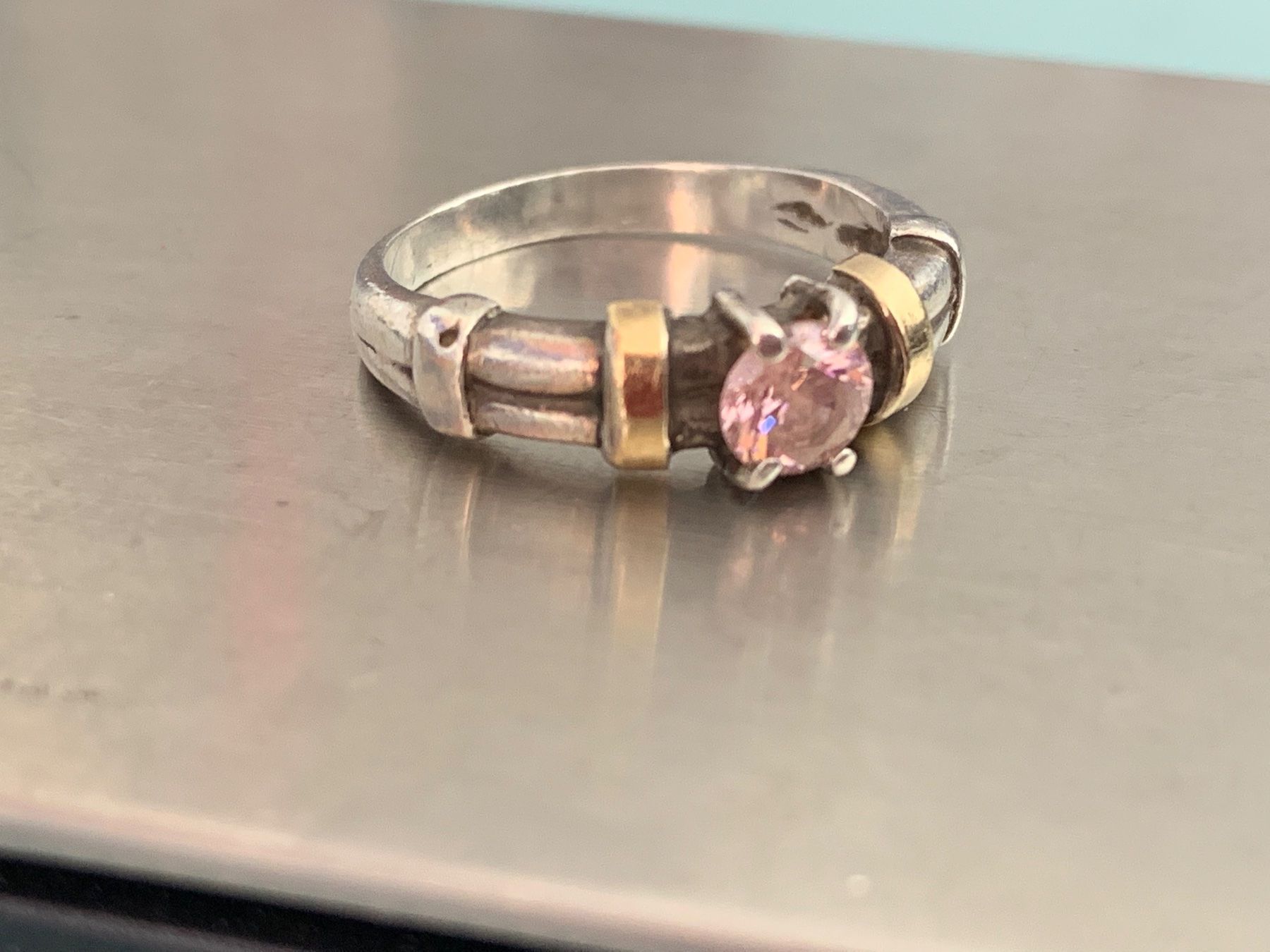 Ringe: Silberring rosa-gold (55) – Gebraucht aus Dittingen von Bellevista 3
