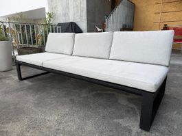 Gartensofa mit Funktion Miami Aluminium anthrazit 200