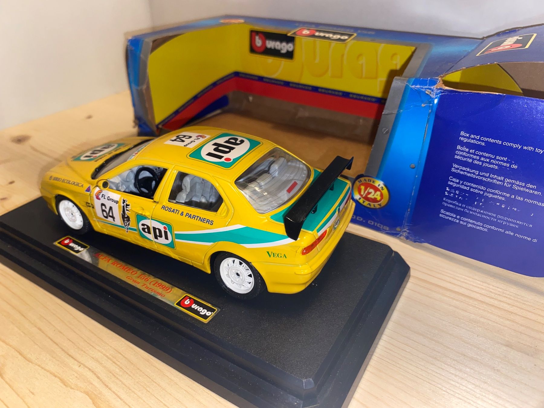 Alfa Romeo Modellini d'auto: Alfa Romeo 156 Racing API 1/24 – Nuovo (secondo la descrizione) da Wohlen AG venduto da PrivatSammlung 1