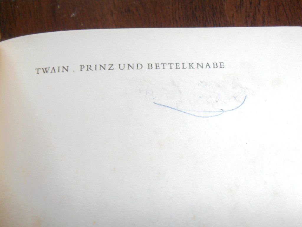 Libri: Mark Twain - Prinz und Bettelknabe – Usato da Zürich venduto da rudirentier 2