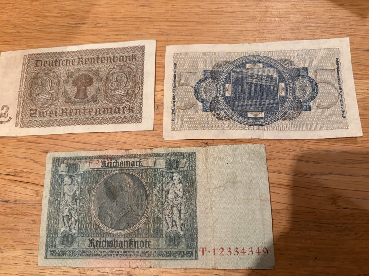 Billets de banque: billets de banque allemands historiques – D'occasion à Echallens par JAR69 2