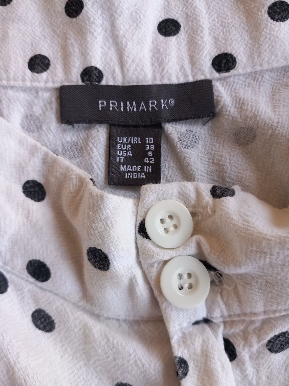 Primark Pantaloni: Short en coton à pois Primark T38 – Usato da Faoug venduto da per_kp6r 2