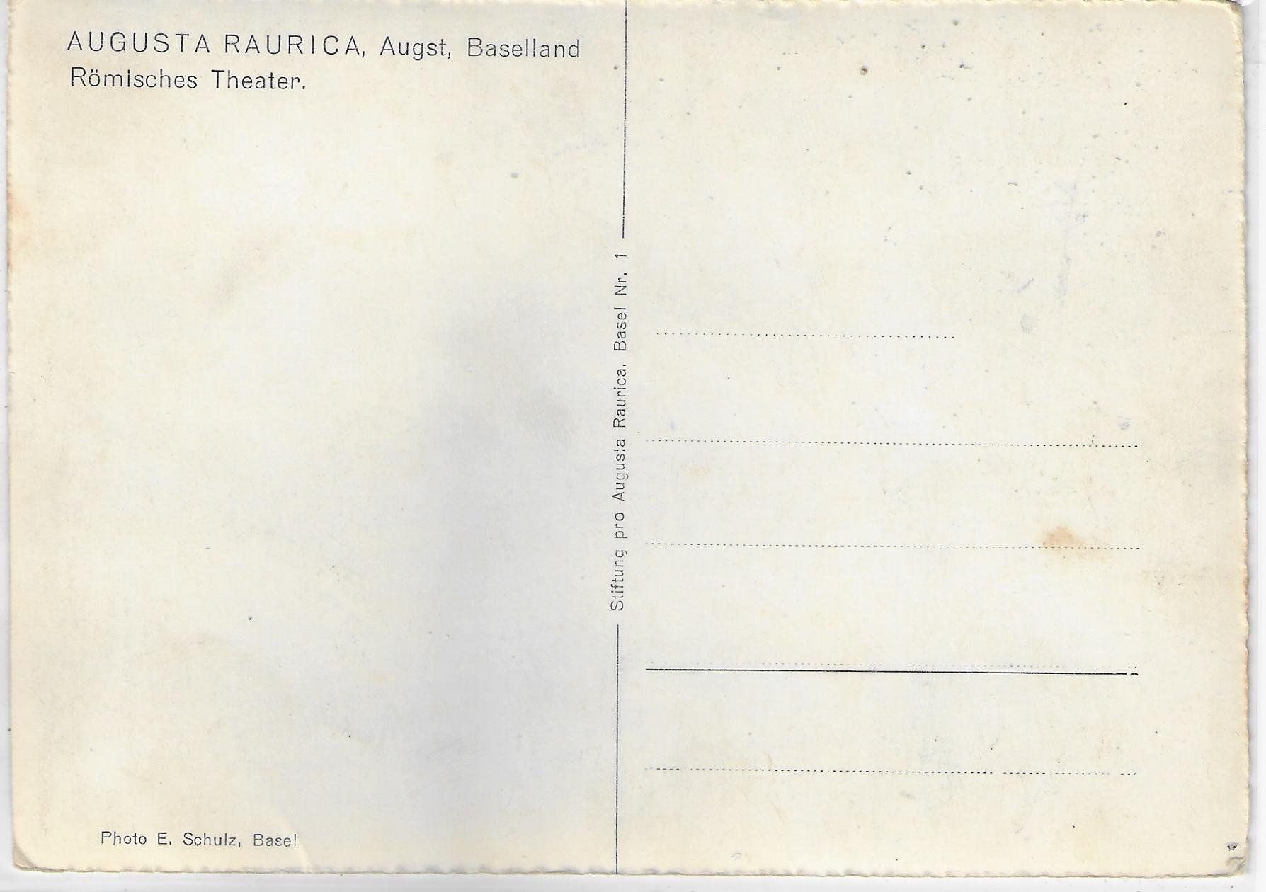 Cartoline postali: Augusta Raurica - Augst - Römisches Theater – Usato da Ettingen venduto da Kartenplanet 1
