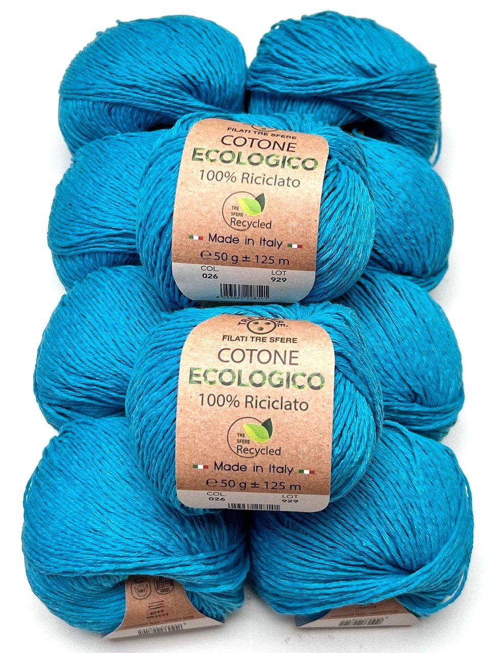 Lana: Baumwolle Cotone Ecologico 10 Knäuel nr.026 – Nuovo e nell'imballaggio originale da Plons venduto da Zimpfer