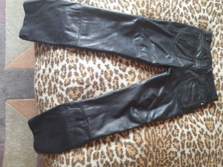 Gefütterte Lederhose Grösse 32