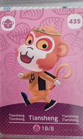 Carte Amiibo Animal Crossing, habitant n°435 Tiansheng