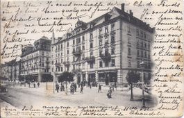 LA CHAUX - de - FONDS, grand hôtel central sur le POD