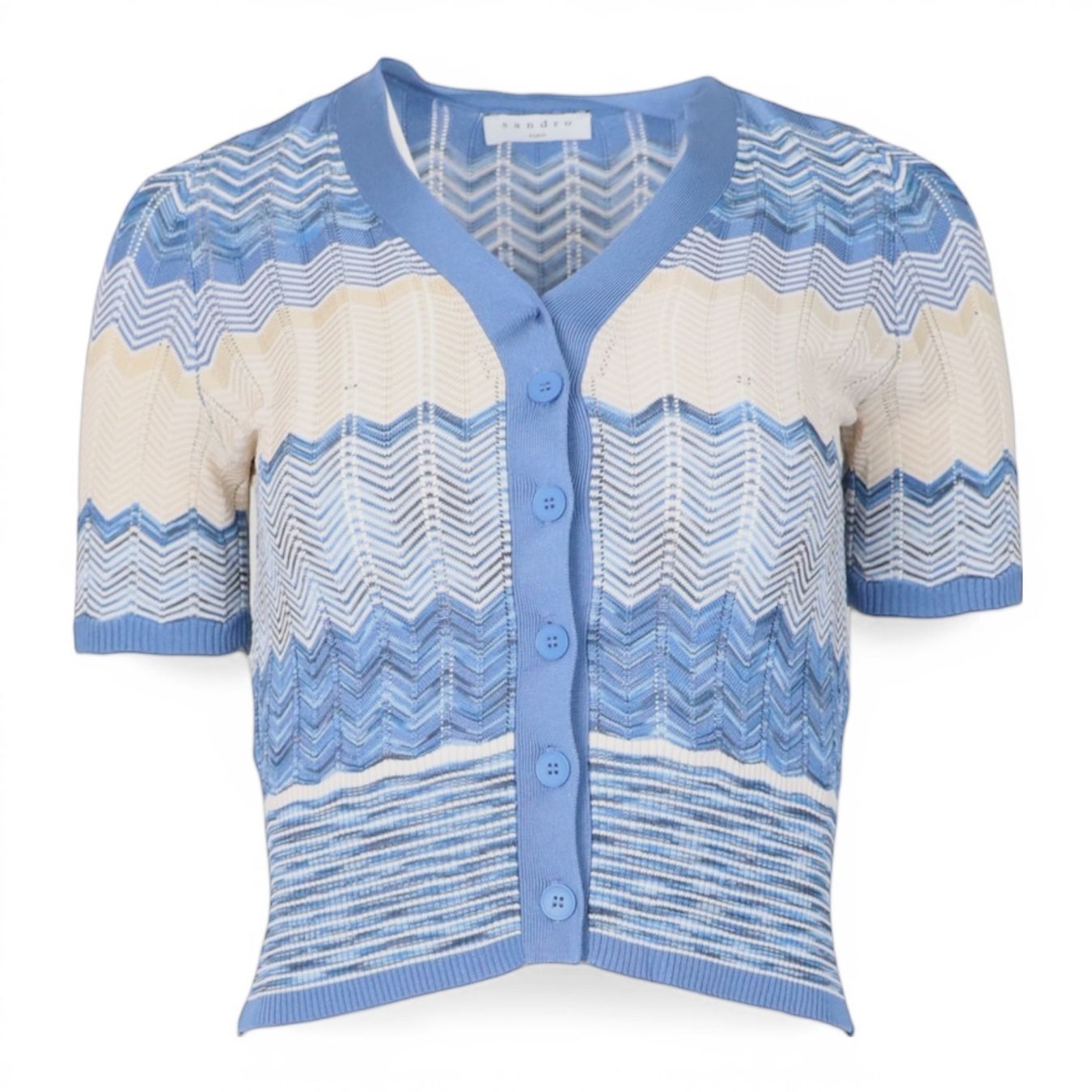 Sandro Lotti di vestiti: Sandro 2-Teiler blau-beige Gr. 34/36 – Usato da Binningen venduto da Designerlabels 5