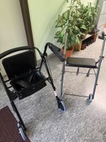 ROLLATOR ET DEAMBULATEUR PLIABLE ( extérieur et appartement)