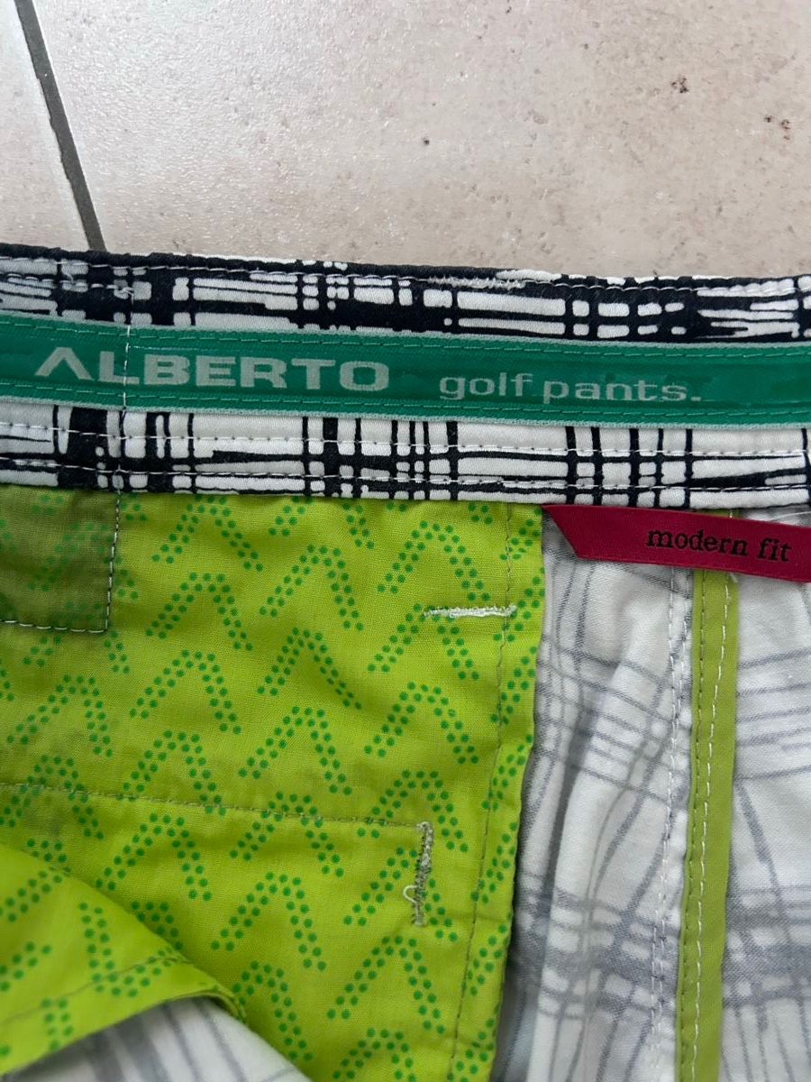 Pantaloni: ALBERTO Golf Hose Master Fit Grösse 46 kariert – Nuovo (secondo la descrizione) da Schöfflisdorf venduto da gandig 3