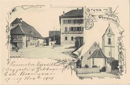 Dornach SO Oberdornach 2 Bildkarte , 1909