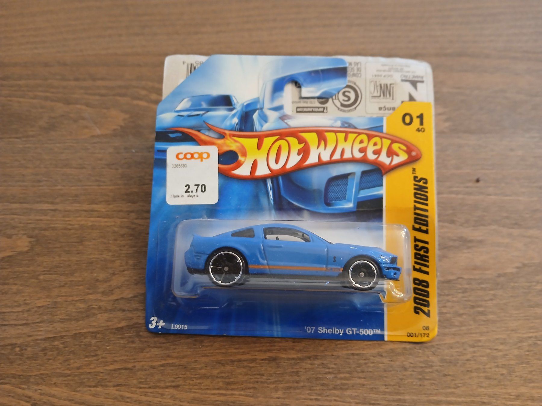 Hot Wheels Modellini d'auto: 2007 Shelby GT-500 – Nuovo e nell'imballaggio originale da Wiedlisbach venduto da Pontiacman93