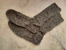 Handgestrickte Wollsocken  42/43 NEU