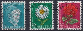 61x) Pro Juventute Satz 1963, J200L-J202L, ET Vollstempel
