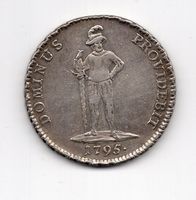 (1151) Bern, Taler 1795, Krieger mit Feder, vz