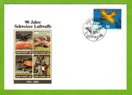 1914-2004  - 90 Jahre Schweizer Luftwaffe illustriert LP