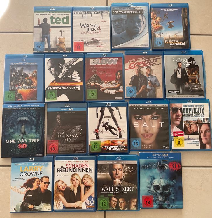 Blu-ray Filme & Serien – Große Gemischte Sammlung (N–Z), FSK Bis 16, Gebraucht & Gepflegt