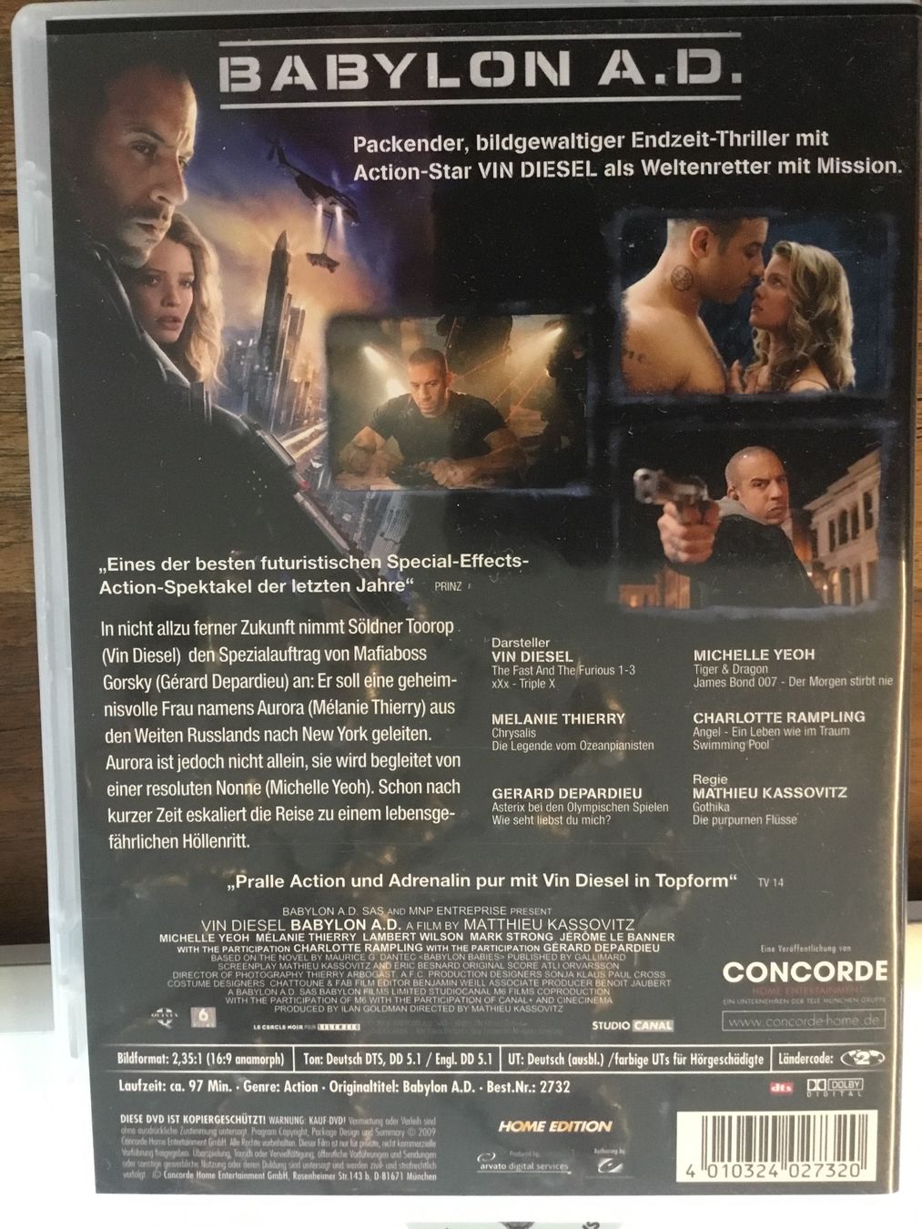 Tutti i DVDs: Babylon A.D. DVD mit Vin Diesel - – Usato da Thierachern venduto da sweden08 1