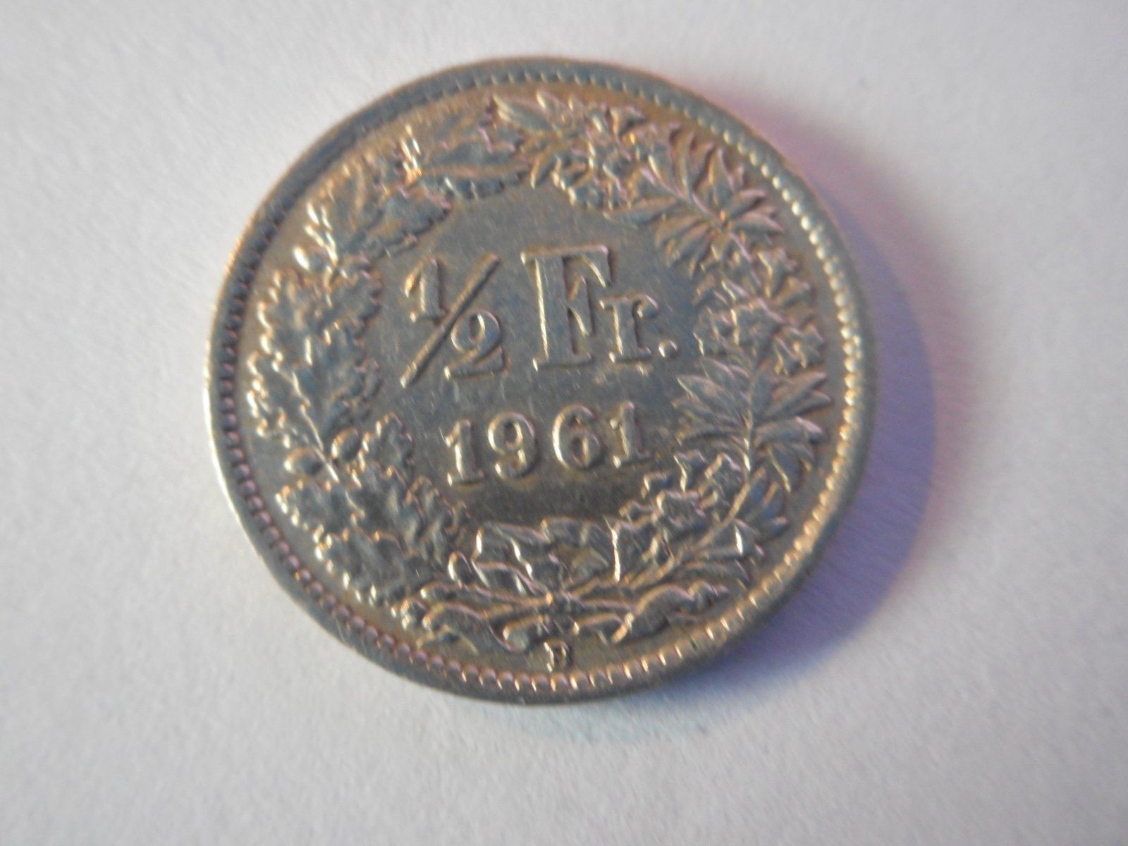 Alle Münzen: 50 Rp. 1961 silber – Gebraucht aus Kriegstetten von pizlad2010