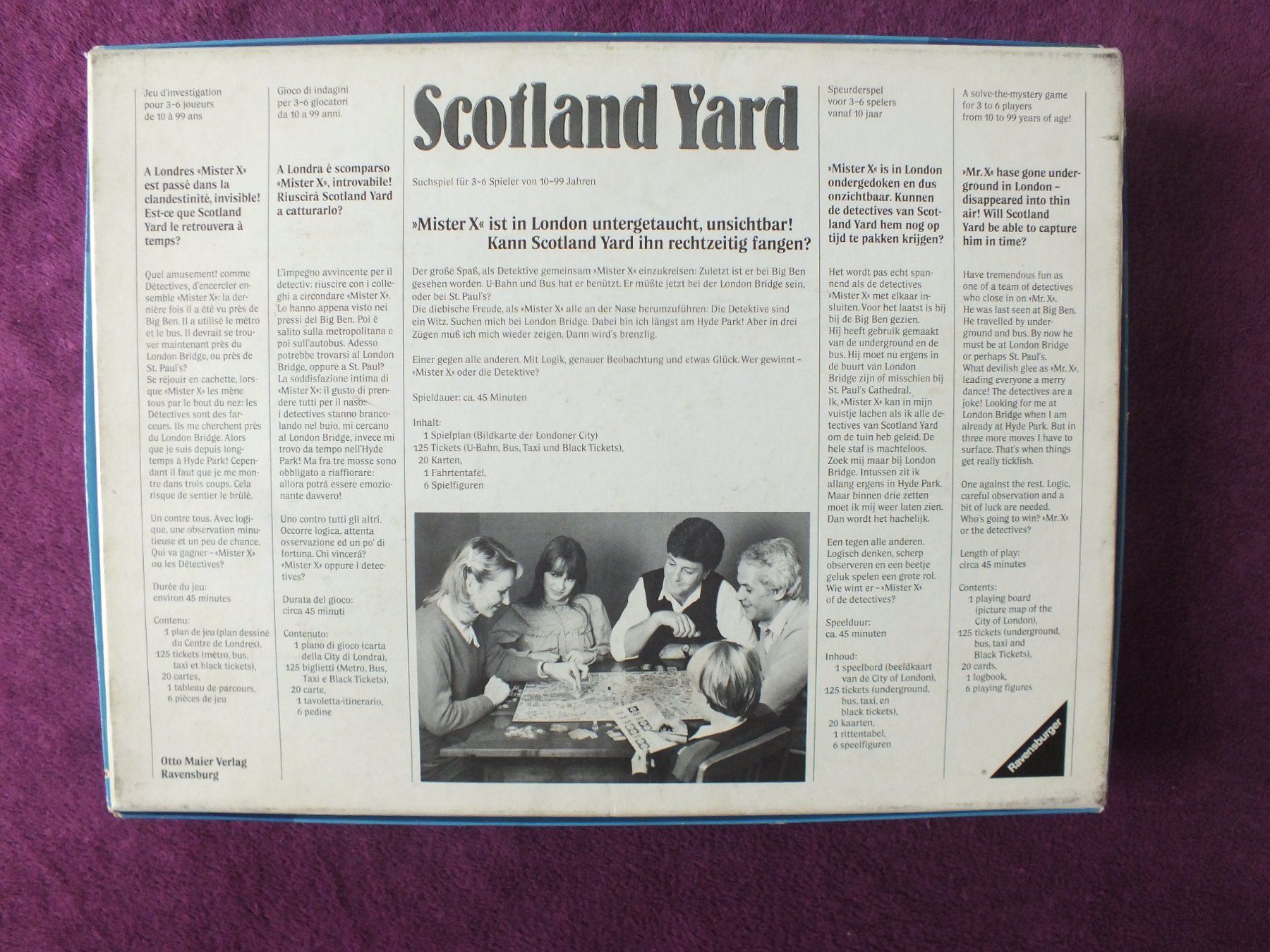 Ravensburger Giochi: Ravensburger Spiel - Scotland Yard – Usato da Müllheim Dorf venduto da Seeeule01 1