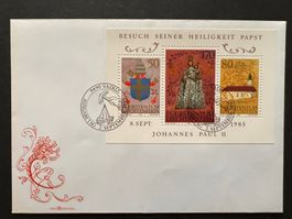 Liechtenstein FDC Block 1985  (P831)
