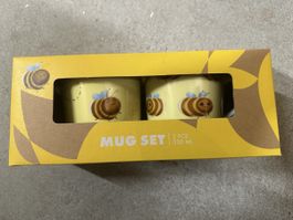 2er Set Tassen Bienenmotiv