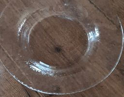 Glasi Hergiswil 6 Siennateller tief 22cm.Durch.3.5cm.Tiefe