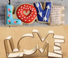 Ausstecher LOVE DIY Keks Küche Gastro