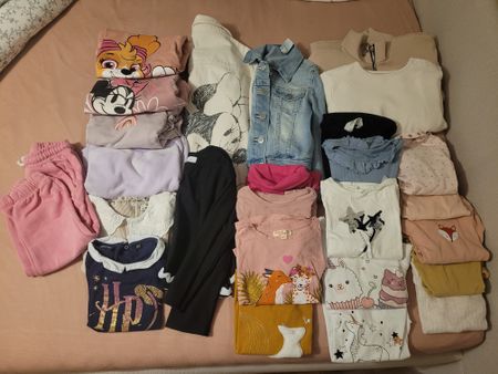 lot d habits fille 98/104 3-4 ans