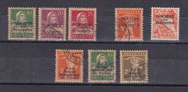 SUISSE 1922 SDN/BIT Lot de timbres oblitérés