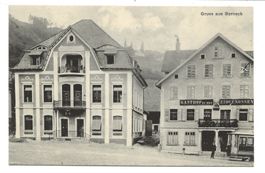 Gruss aus Berneck (SG) Rheintal  Gasthaus Eidgenossen - Tram