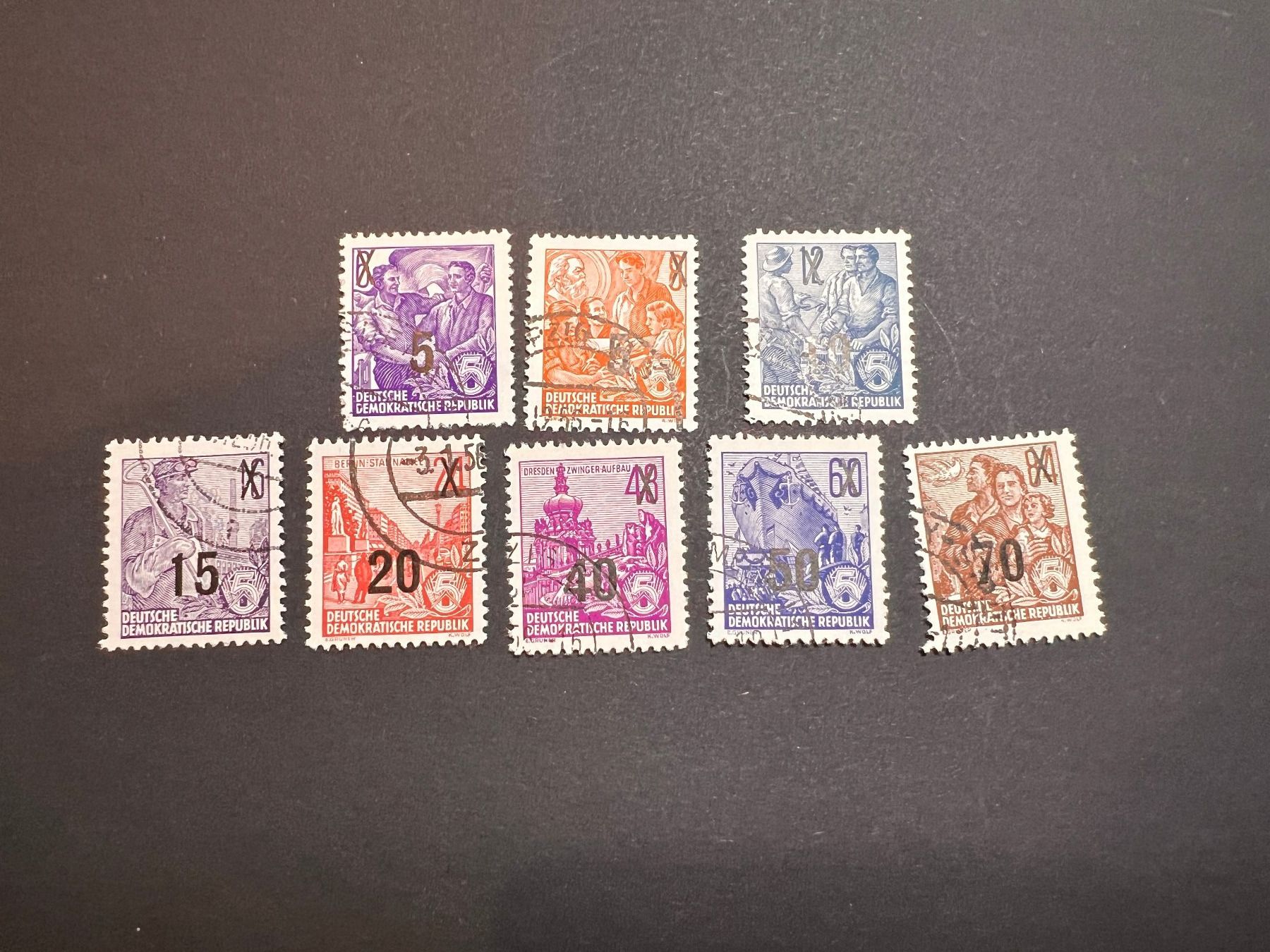 Alle Briefmarken: DDR 1957  Lot gest.  (3448) – Gebraucht aus Hinwil von Sidi4