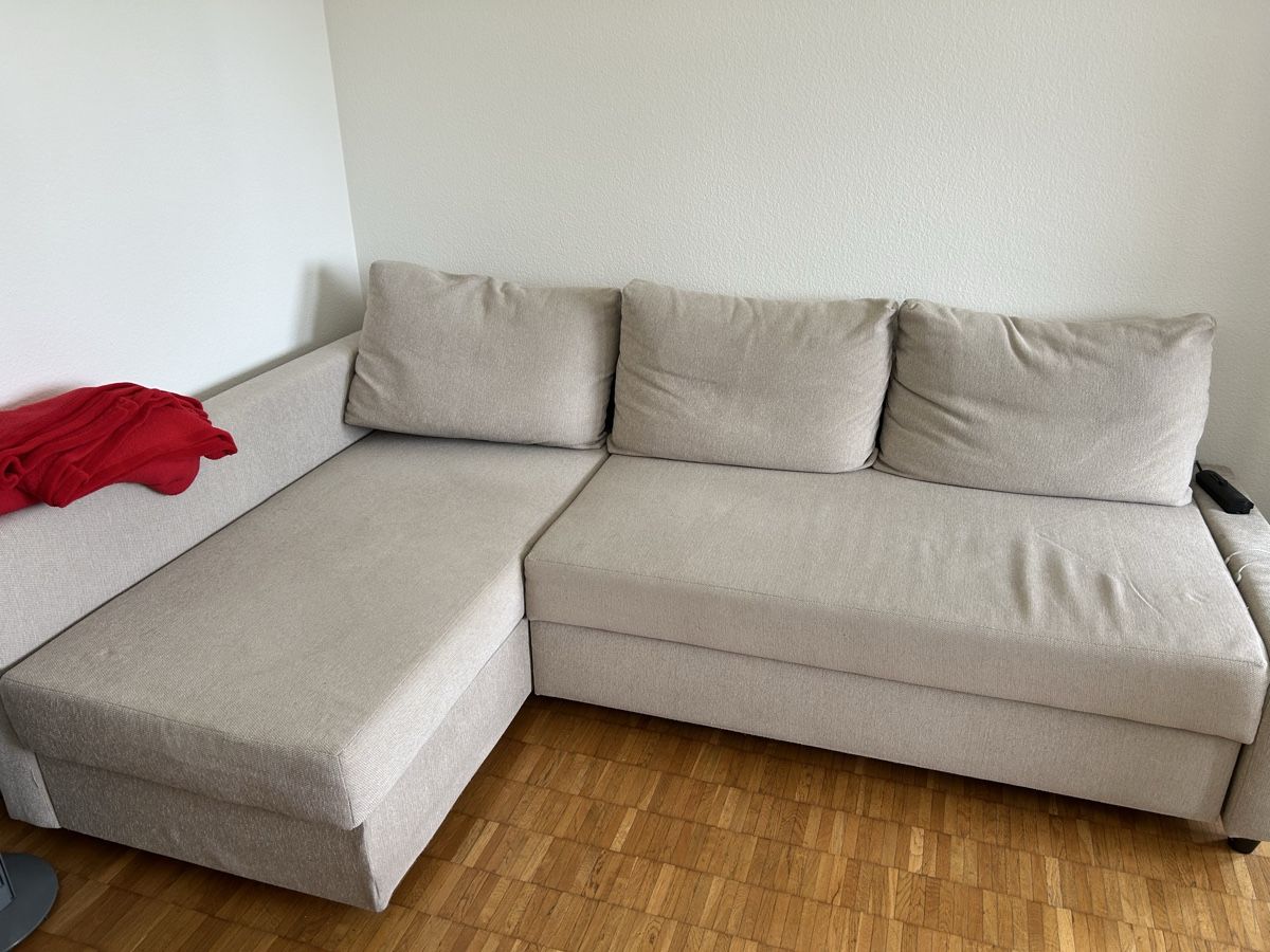 Divani: Ecksofa beige, ausziehbar – Usato da Zürich venduto da anica_g