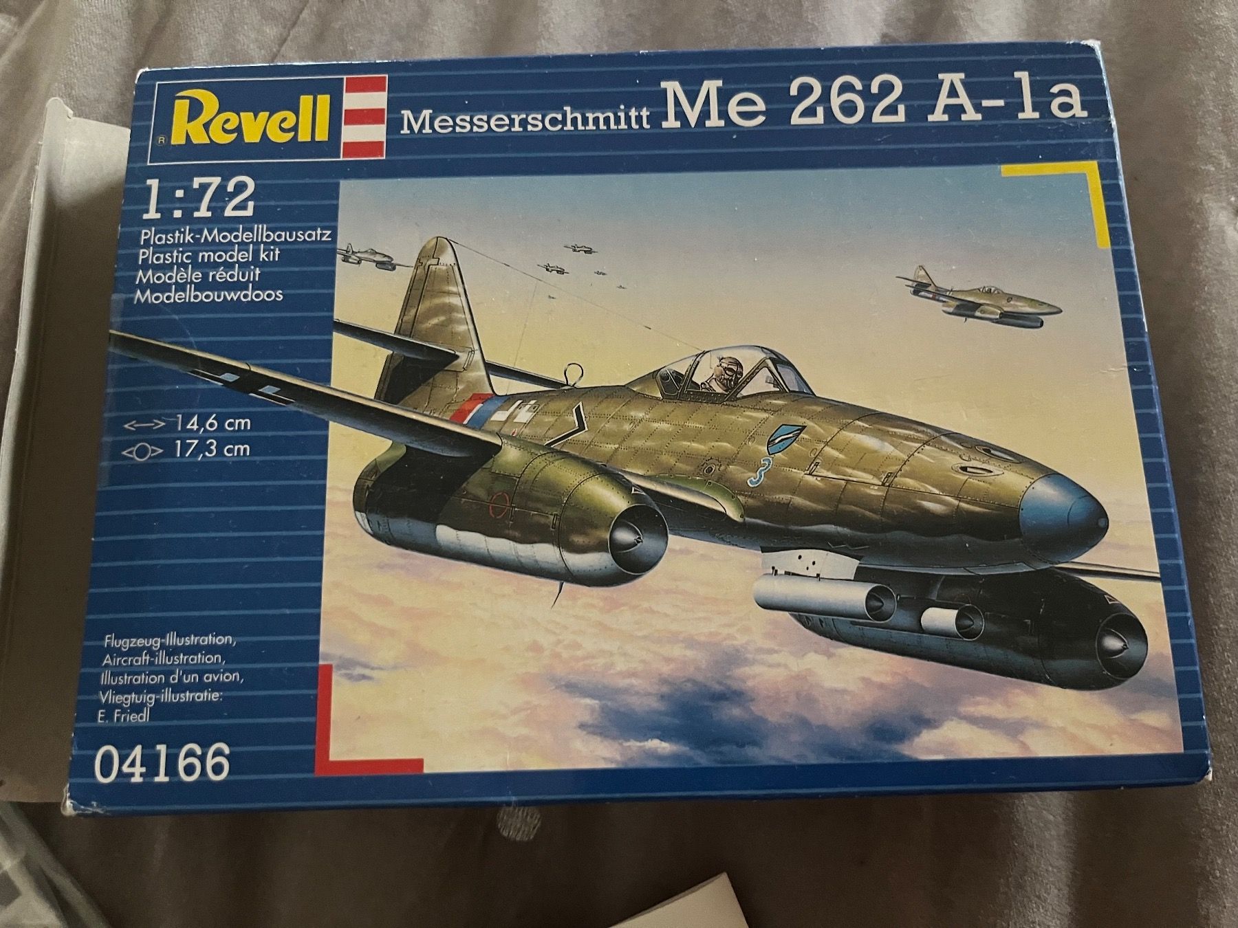 Revell Kit di modellismo & Modellini statici: Revell Messerschmitt Me 262 A-1a – Nuovo (secondo la descrizione) da Genève venduto da sunandwind 1