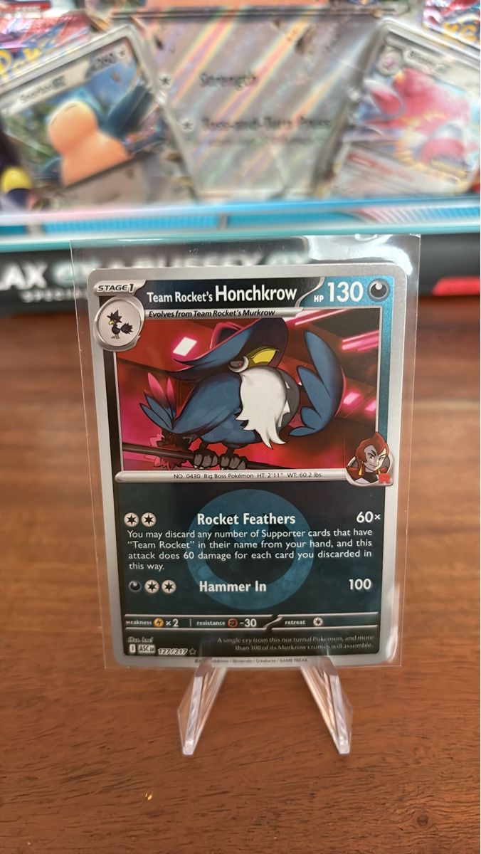 Pokémon Carte collezionabili: Team Rocket's Honchkrow Pokemon Karte – Usato da Rickenbach b. Wil venduto da PokemonSwissSpotify