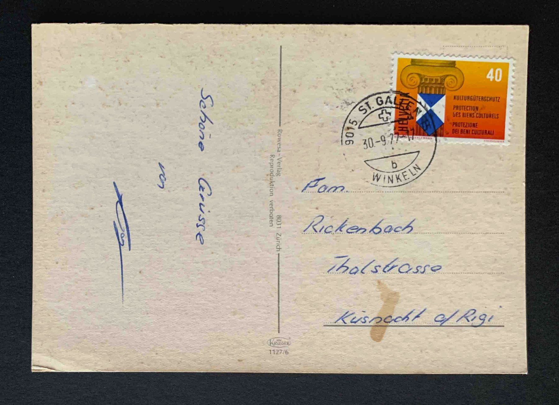 Cartoline postali: AK St Gallen – Usato da Goldau venduto da artelier1 1