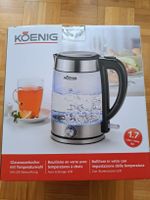 Bouilloire Koenig 1,7 l. Neuve en verre