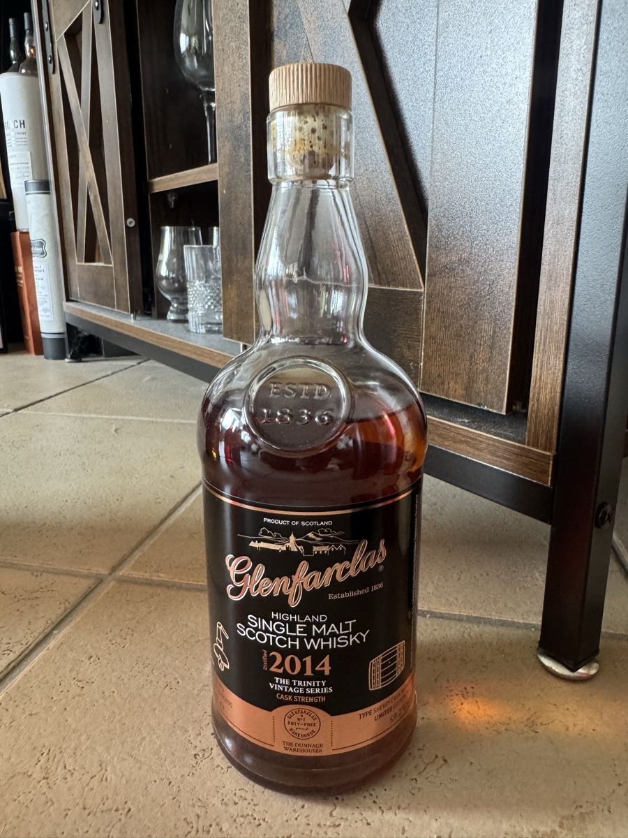 Glenfarclas Bevande alcoliche: Glenfarclas 2014 Trinity Vintage Series Sherry Cask Cask Str – Usato da Hergiswil NW venduto da wert721 2