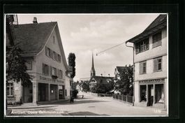 Amriswil, Obere Bahnhofstrasse mit Kaufh