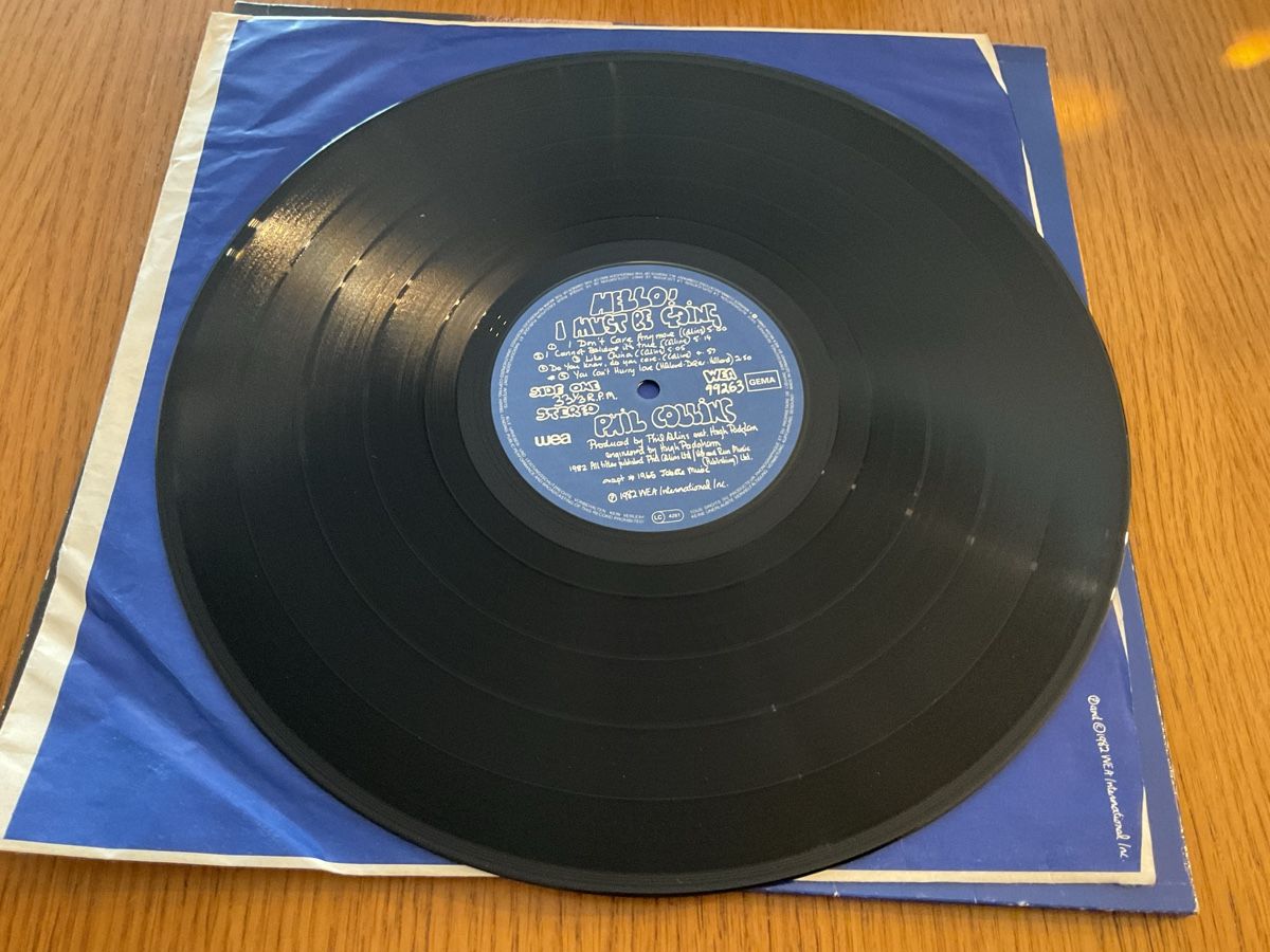 Dischi in vinile: Phil Collins - Hello, I Must Be Going! LP Vinyl 1982 – Usato da Steinach venduto da Quarkie 3