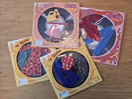 Vintage Miss Matchbox Discogirls 4Stk. 1972-1973